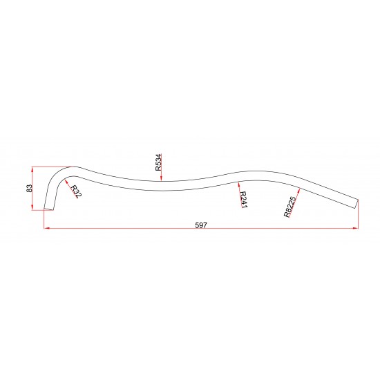 Tirkapsan Curve Product Code 162 Tirkapsan Curve Product Code 162